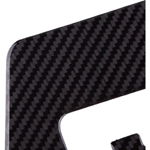 Left Hand Drive Console Gear Shift Panel Trim Sticker Carbon Fiber Fit for Dodge Challenger 2014 2013 2012 2011 2010 2009 2008