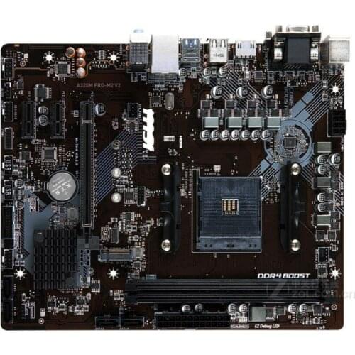 New MSI motherboard A320M PRO-M2 V2 Socket am4 ddr4 memory rams M.2 SATAIII ssd HDMI+VGA+DVI PCI-E 3.0 X16 desktop board