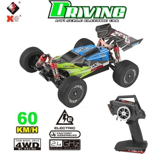 Original Wltoys XKS 144001 1/14 RC Car High Speed Racing Car 2200mAh Battery 60km/h 2.4GHz RC Buggy 4WD Off-Road Drift Car RTR