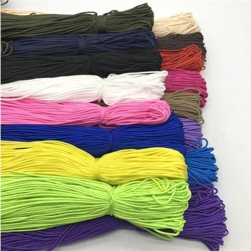 25meters 2mm Parachute Cord Lanyard Rope Mil Spec Type One Strand Climbing Camping Survival Equipment DIY Jewelry Making