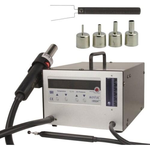 220V AOYUE I852A++ 2 in 1 Soldering Station Hot air Gun+ Solder iron