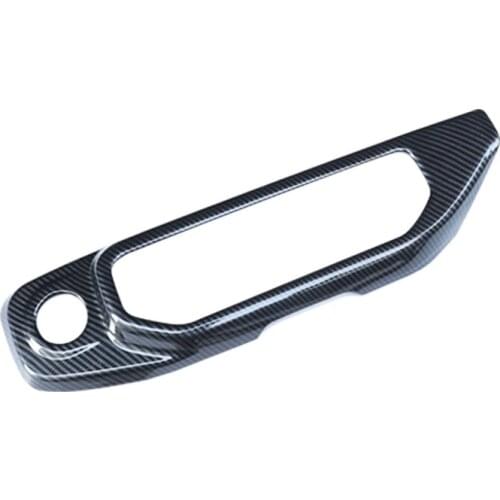 QHCP Air Conditioning Panel Cover AC Control Decoration Sticker Trim For Jeep Wrangler JL 2018 2019 2020 2021 Interior Accessory