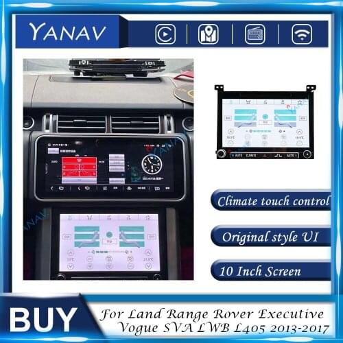 Air Conditioning Control Touch LCD HD Screen For Land Range Rover Executive Vogue SVA LWB L405 2013-2017 Climate Board A/C Panel