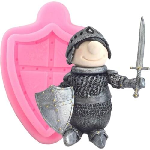 Shield Silicone Molds Sugarcraft Cake Decorating Tools DIY Fondant Cupcake Topper Moluld Chocolate Candy Polymer Clay Moulds