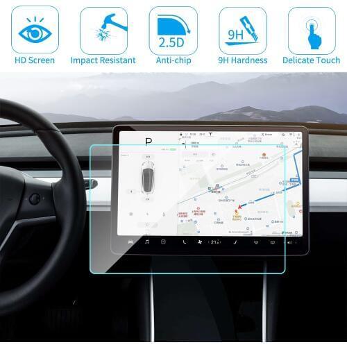 150mmx90mm Tempered Glass Screen Protector for Jaguar XF Tucson Car GPS Navigation Screen Protective Film