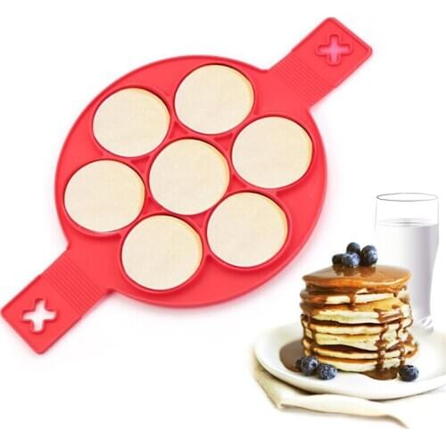 Fried Egg Pancake Maker Nonstick Cooking Tool Round Heart Pancake Maker Egg Cooker Pan Flip Eggs Mold Kitchen Baking Accessories