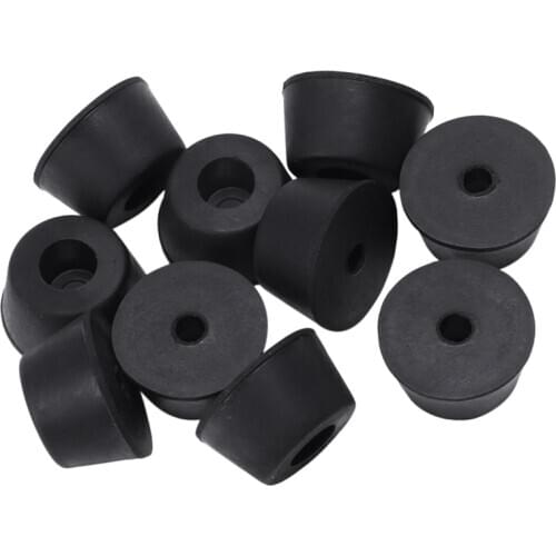 10 pcs 21 x 12 mm conical recessed foot feet rubber buffer Material: rubber-Dropship
