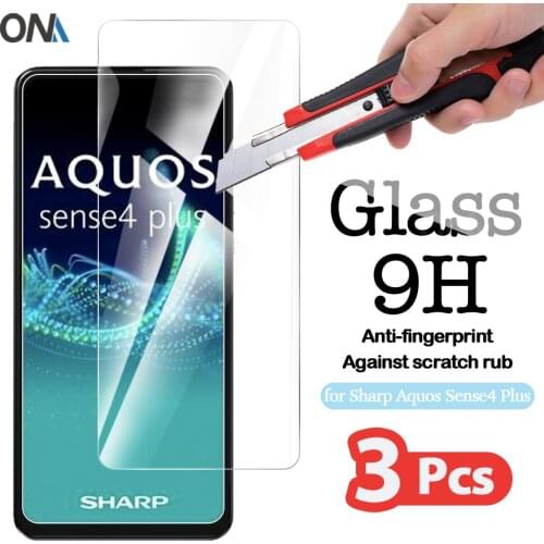 2.5D Tempered Glass For Sharp Aquos Sense4 Sense 4 Plus High Quality Protective Film 9H Screen Protector for Aquos Sense4 Plus