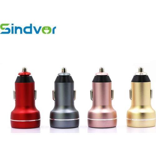 3.1A 5V Dual USB Port Car Charger With LED Display Universal Phone Fast Car-Charger for Xiaomi Samsung S8 iPhone X 8 Plus Tablet