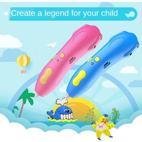 3D printing pen toys low temperature security student gift creative science teaching hand artifact graffiti painting new