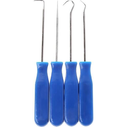 4Pcs Car Pick and Hook Set O Ring Oil Seal Gasket Puller Remover Craft Hand Tools