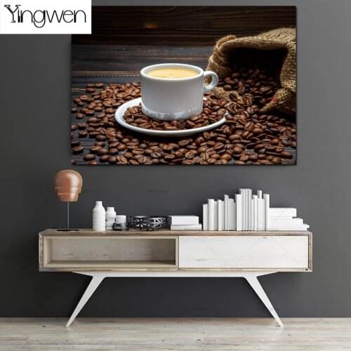 5D Diy Diamond Painting Coffee And Cup Full Round Square Diamond Embroidery Mosaic Handmade Cross Stitch Kits Home Decor Gift
