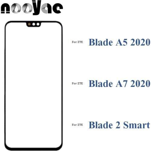 Black Front Digitizer LCD Sensor Glass Panel For ZTE Blade A5 A7 2020 Blade2 2 Smart Touch Screen Glass lens +Tracking