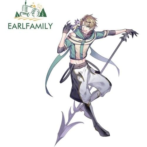 EARLFAMILY 13cm x 9.1cm for Miyoshi Kazunari Decal Anime Car Assessoires Stickers Refrigerator Motorcycle Car Door Protector