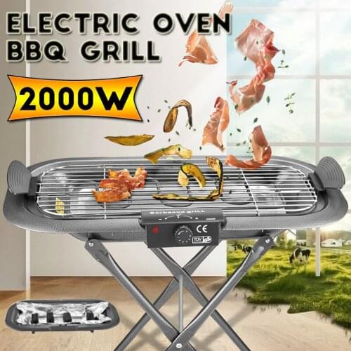 Electric BBQ Grills Patio Barbecue Charcoal Grill Stove Indoor Outdoor Camping Picnic Travel Barbecue BBQ Accessories Tools