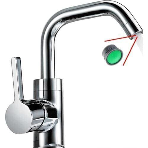 50 Bathroom Faucet Filters ABS Inner Core Screw Tap Faucet Flow Restrictor Replacement Parts Filters Bubbler Insert Sink Aerator