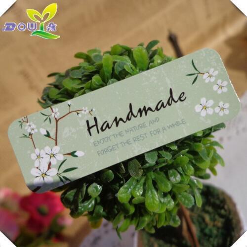 Creative pattern "Hand Made" sticker bag baking packing decoration sticker