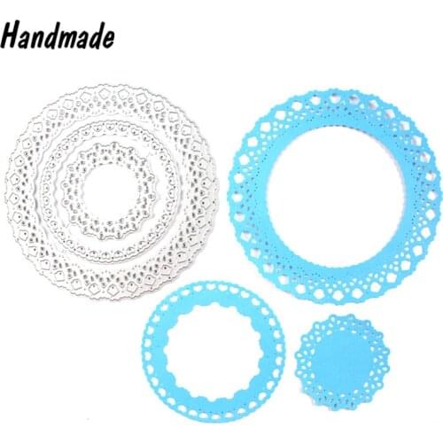 Circular Metal Die Cutting Dies Stencil DIY Scrapbooking Embossing Folder suit for fustella cutting machine