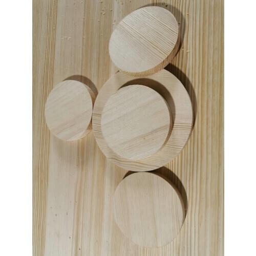 HQ RW01 ROUND DIY Wood Tray Carving Material Beech Wood Timber Log Rare Wood Block Wood Lumber Custom Made