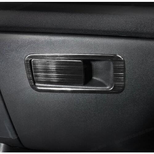 Lsrtw2017 Car Interior Dashboard Co Pilot Storage Glove Box Handle Panel Trim for Hyundai Elantra 2021 2022 CN7 Accessories Auto