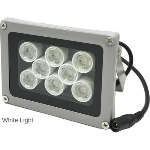 Small Outdoor Dc12 Monitoring LED Night Vision Fill Light White Light 10w Fill Light Waterproof Barrier