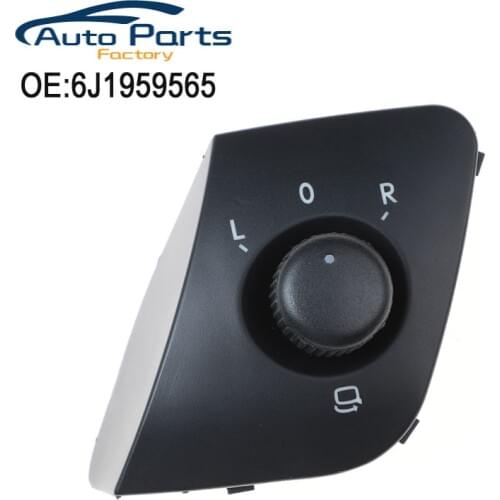 Newest Car Exterior Side Mirror Adjust Switch Knob For VW Seat Ibiza 2009-2015 6J1959565 Switch Button