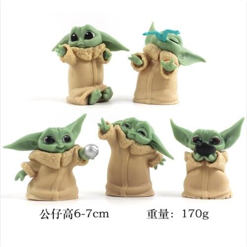 New 5PCS Star Baby 6-7CM Collection PVC Action Figure Toy