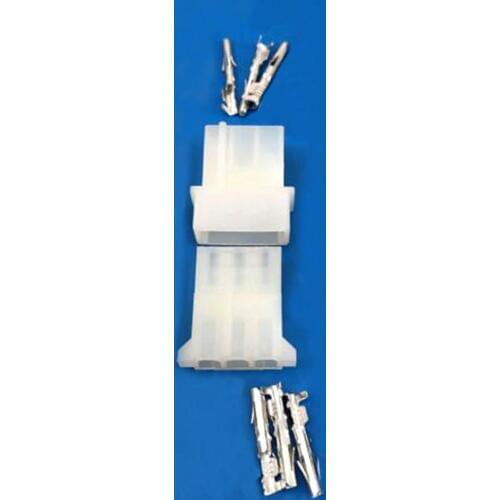 5 SET 5.08mm 3 Pin Nylon Male+Female 8981 IDE Power Connector Kits+Terminal for 18-24AWG Wire