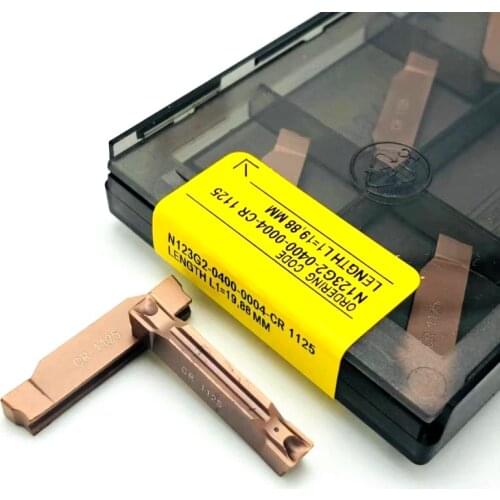 Slotting insert N123G2 0300 0003 CR 1125 Sectional slotting cut-off tool Lathe slot blade CNC stainless steel turning tool