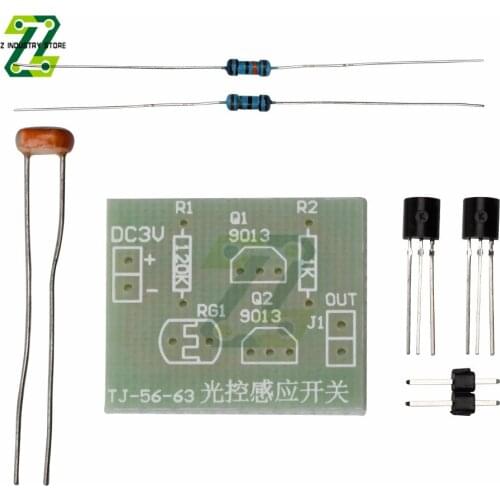 Light Control Sensor Switch DIY Kit Photosensitive Induction Switch Kits DIY Integrated Circuit Suite