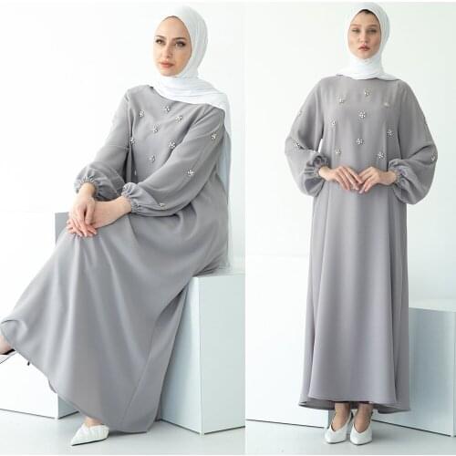 Muslim Women Long Dress Diamonds Middle East Abaya Turkish Luxury Arab Maxi Robe Gown Casual Ramadan Islamic Maxi Robe Fashion