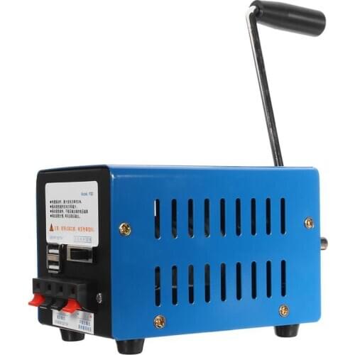 High Power Dynamo Charger Portable Emergency Hand Power Hand Crank USB Charging Emergency Survival Hand Crank Generator
