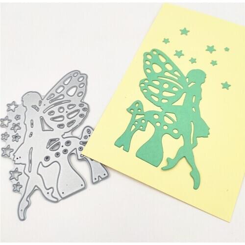 Cutting dies Mushroom girl metal crafts paper die-cutting /DIY embossing Easter and New Year Scrapbooking