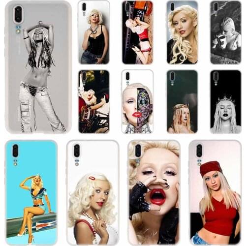 Christina Aguilera Phone Case For Huawei P40 P9 P10 P20 P30 Lite Cases Pro P Smart 2019 Cover Soft Cover
