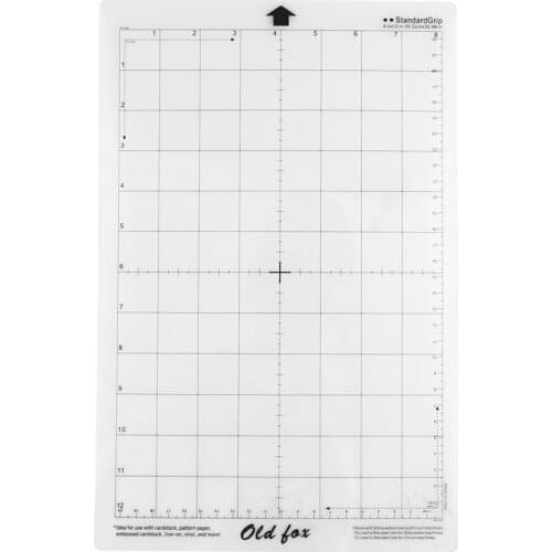 3Pcs Replacement Cutting Mat Adhesive Mat with Measuring Grid 8 By 12-Inch for Silhouette Cameo Cricut Explore Plotter Machine