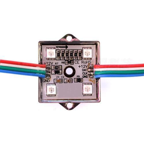 LED Module 5050 SMD 4 Leds High Bright waterproof RGB LED Modules light 50pcs/Lot high power led upgrade module for holidays