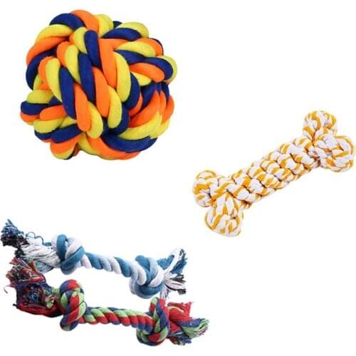 Pet Chew Rope Creative Bite-Resistant Dog Rope Toy Dog Teething Training Toy For Puppies Pet Supplies