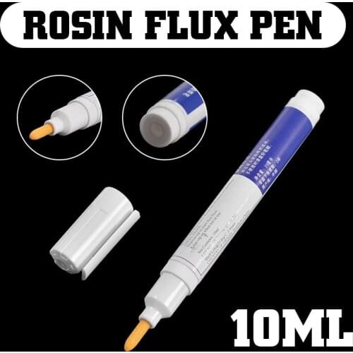 10ml No-clean Rosin Flux Pen for Solar Cell Panels Electrical Soldering PCB Board Electrical Repairment Welding Fluxes Tool