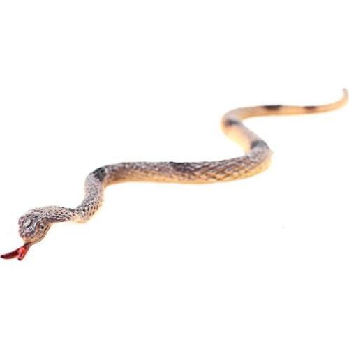 12pcs/set Simulation Reptiles Animal Snake Figures Model Toys Halloween Jokes Trick Kids Educational Collection Gift Y4UD