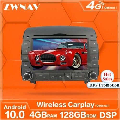 128GB Carplay Android 10 Player For HYUNDAI SONATA NF YU XIAN 2004-2010 2011 2012 2013 2014 2015 2016+ GPS Auto Audio Radio Unit