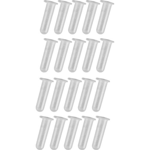 20 Packs Clear Empty Centrifuge Test Tubes Perfume Makeup Containers