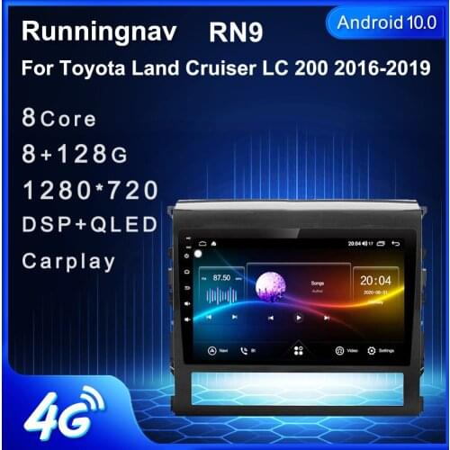 4G LTE Android 10.1/9/8.1 Fit TOYOTA Land Cruiser 2016 2017 2018 2019- Multimedia Stereo Car DVD Player Navigation GPS Radio