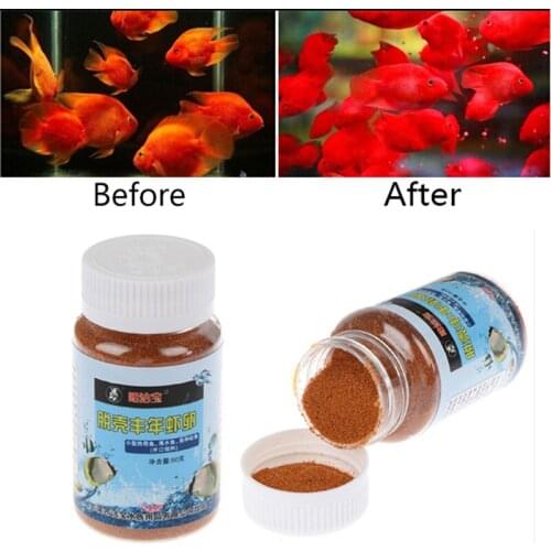 50g Small Fish Brine Shrimp Eggs Artemia Forages Healthy Ocean Nutrition Fish Food For Juvenile Fish
