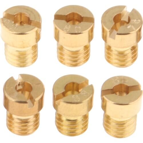 6x Slow Air Jet Carburetor Injector Nozzle Main Jet 75.78.80.82.85.88