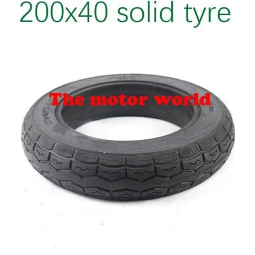 Free Shipping High Performance 200x40 Solid Tire Fit 8 Inch Folding Bicycle Scooter Electric Scooter Car Motorcycle Babys Car