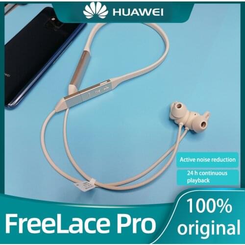Huawei Freelace Pro Draadloze Bluetooth Headset In-Ear Sport Headset 3 Microfoon Ontwerp Actieve Ruisonderdrukking IP55 Waterdic