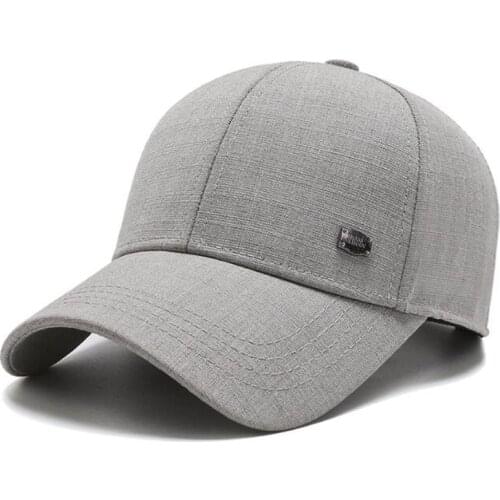 Adjustable Size Mens Cap Cotton Baseball Caps Chapeau Snapback Cap 2021 New Style Black Hat Male Bone Simple Casual Sports Caps