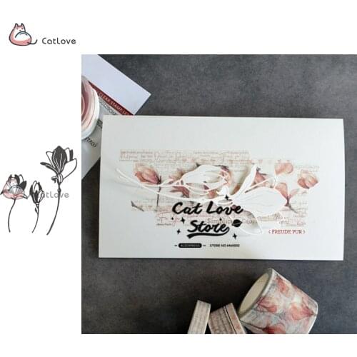 Flower Plant Metal Cutting Dies Stencils For DIY Scrapbooking Paper Card Decorative Craft Dies Embossing Die Cuts New 2019