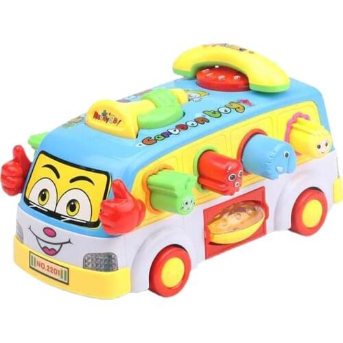Baby toy fun bus with music and light