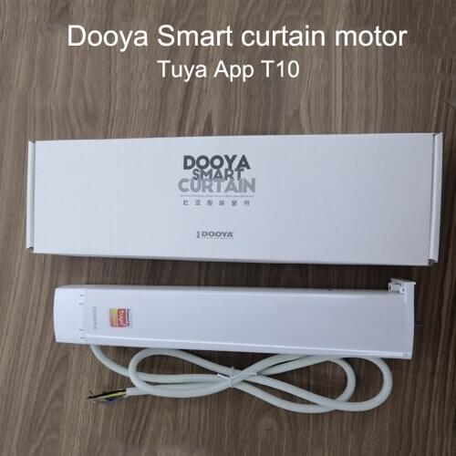 Dooya Tuya smart APP T10 wifi curtain motor 110-240V 433MHz remote control 5 Wire Strong motor work with alex/google home